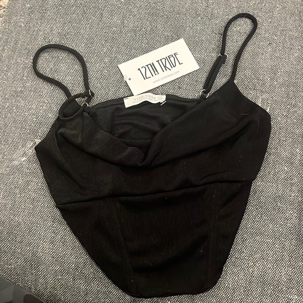 12th tribe silky soft crop top
